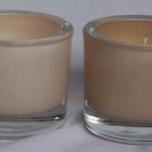 Wax filled Glass - CYLINDER shape FL009 / OPAQUE finish