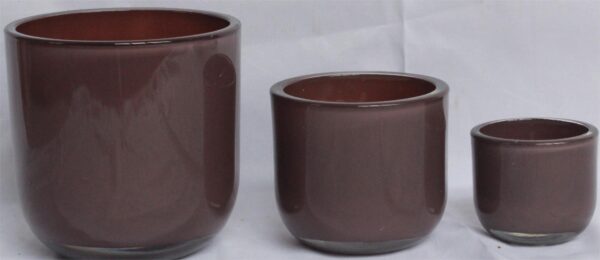 Glass CYLINDER shape FL366 / FL367 / FL368 / OPAQUE finish