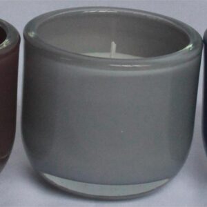 Wax filled Glass - CYLINDER FL368 / OPAQUE finish