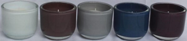 Wax filled Glass - CYLINDER FL368 / OPAQUE finish