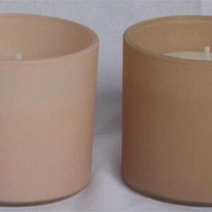 Wax filled Glass - CYLINDER shape FL390 / MATT finish