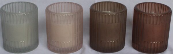 Wax filled Glass - CYLINDER FL627 shape / JADE finish