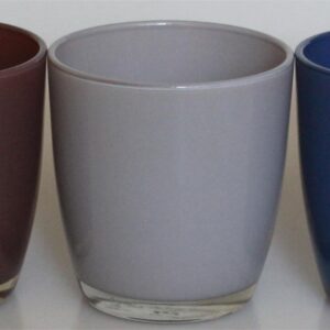 Glass OVAL shape FL267 OPAQUE finish - NEW - AUTUMN-WINTER color range
