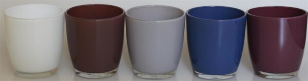 Glass OVAL shape FL267 OPAQUE finish - NEW - AUTUMN-WINTER color range
