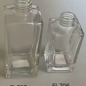 Clear Glass - Bottle rectangular FL706 / FL707