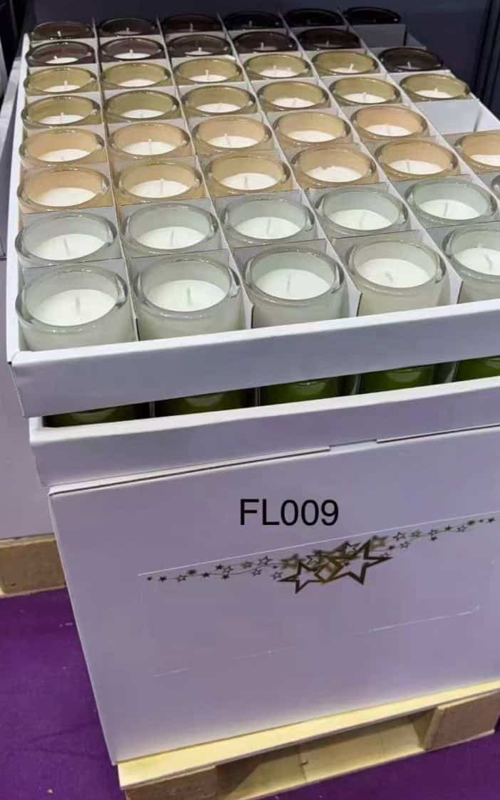 Ready For Sale DISPLAY on 1/4 palette / wax filled glass / FL009 OPAQUE finish