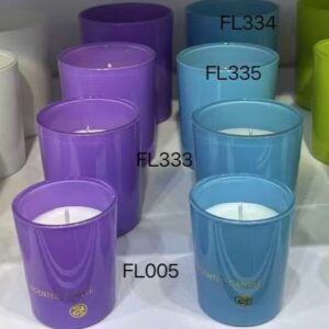 Wax filled Glass - CYLINDER Shape FL005 / FL333 / FL335 / FL334 OPAQUE finish